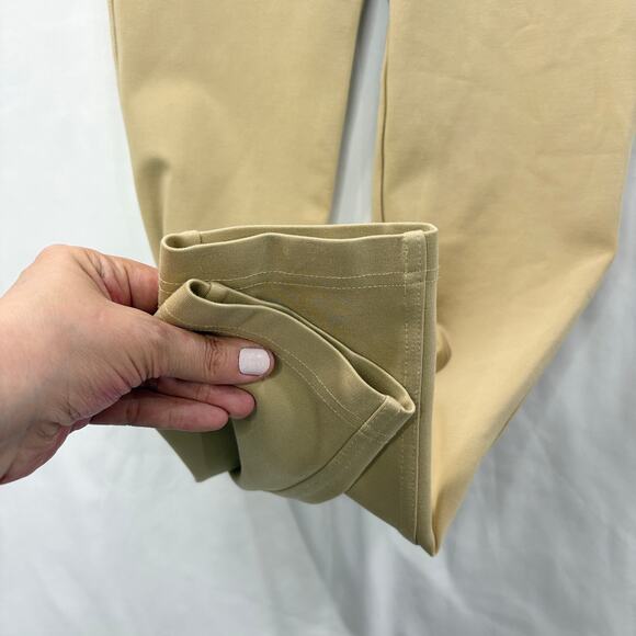 Lilly Pulitzer Size 2 Worth Skinny Pants Tan Ponte Stretch Classic Minimalist - Picture 7 of 16